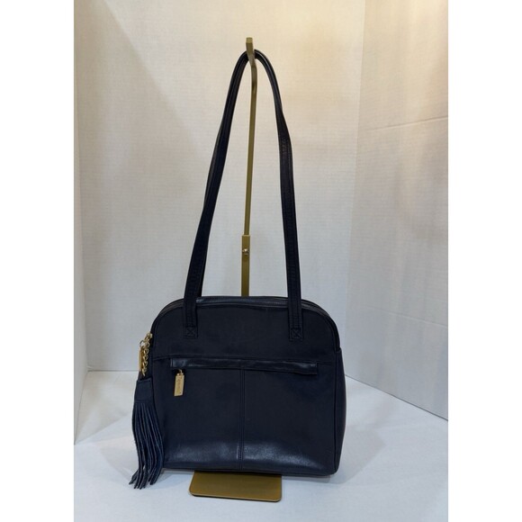 Tignanello Handbags - TIGNANELLO Genuine Leather Bag Shoulder Handle, Organizer Handbag W/Gold Tags